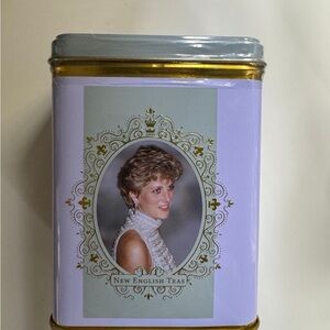 Princess Diana retro English Breakfast Tea Tin Case
